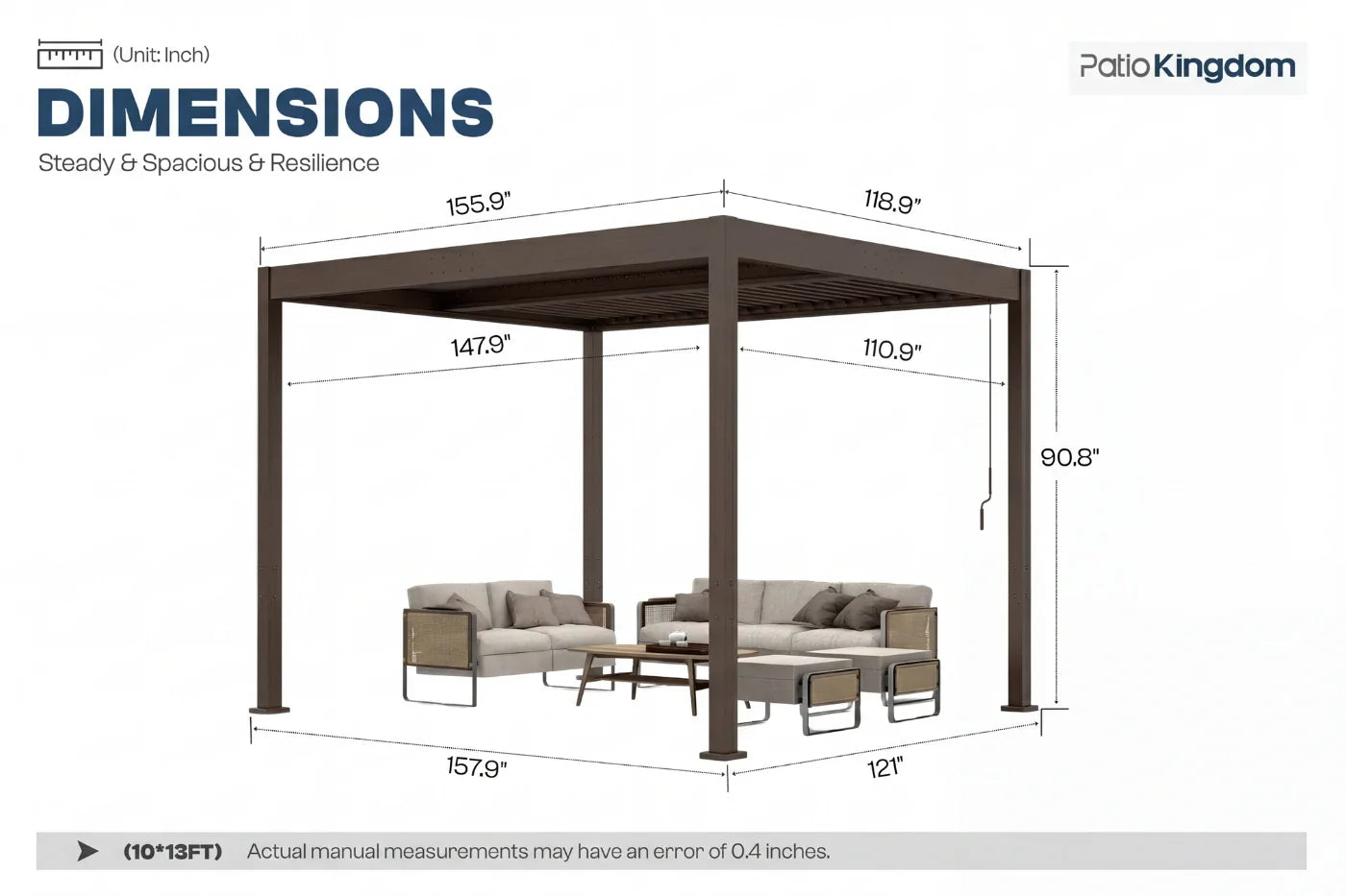 Louvered Pergola