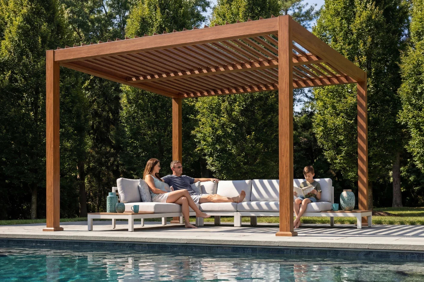 Louvered Pergola