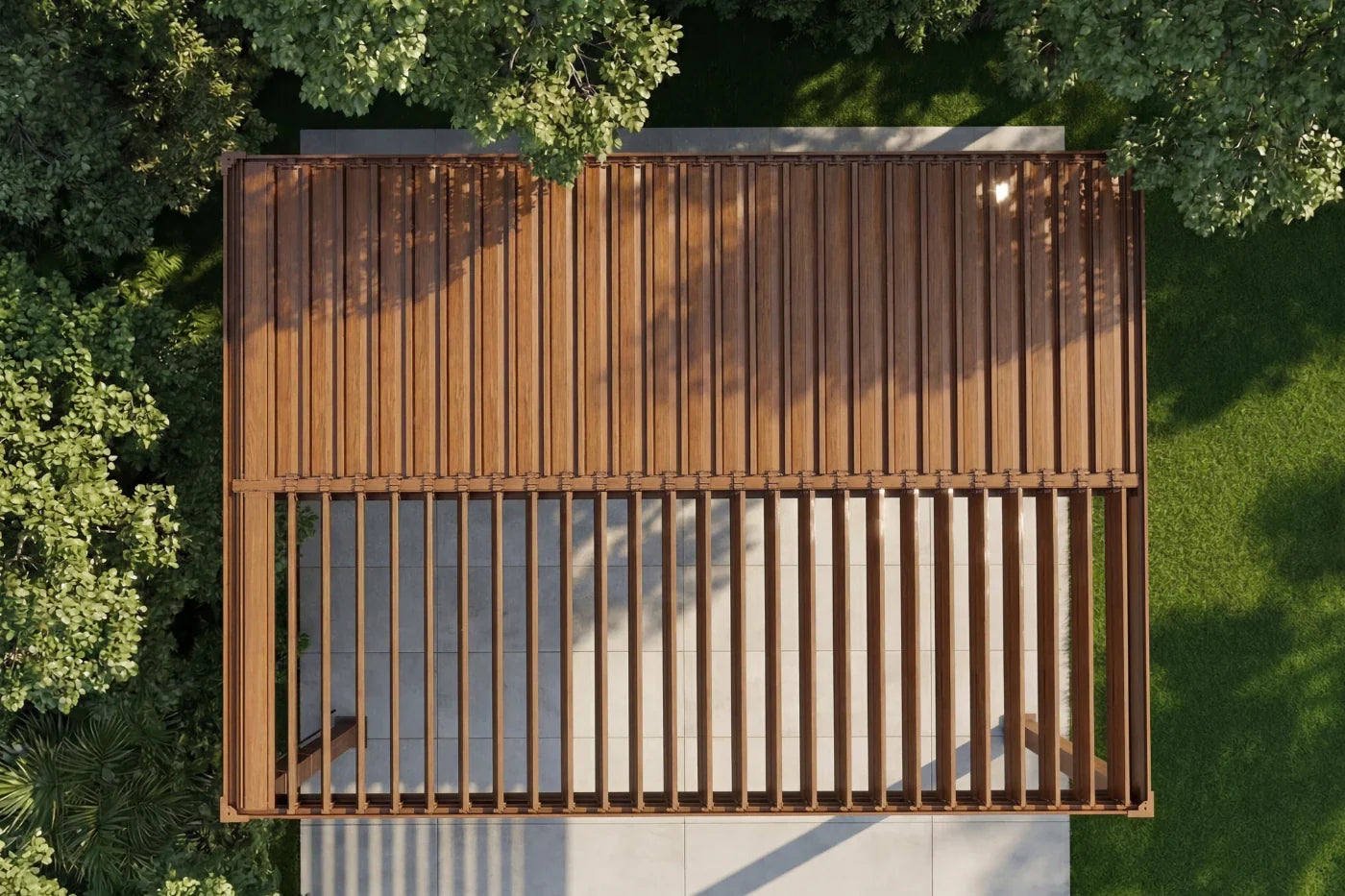 Louvered Pergola
