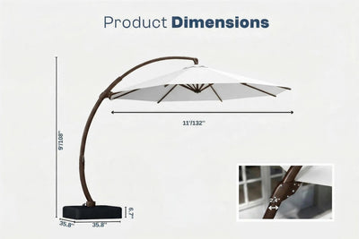 Cantilever Umbrella with Base