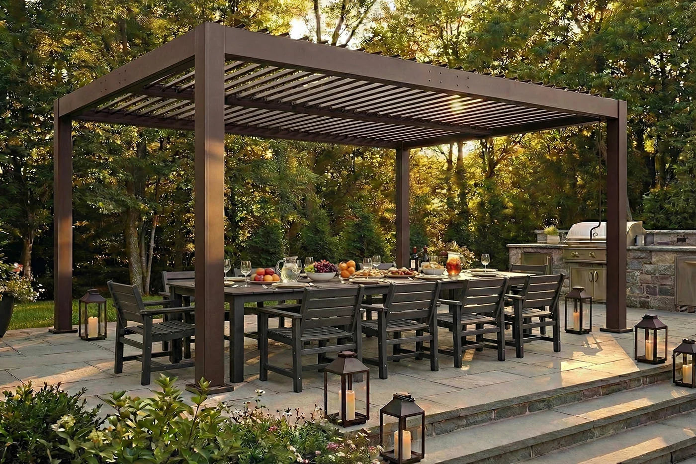 Louvered Pergola