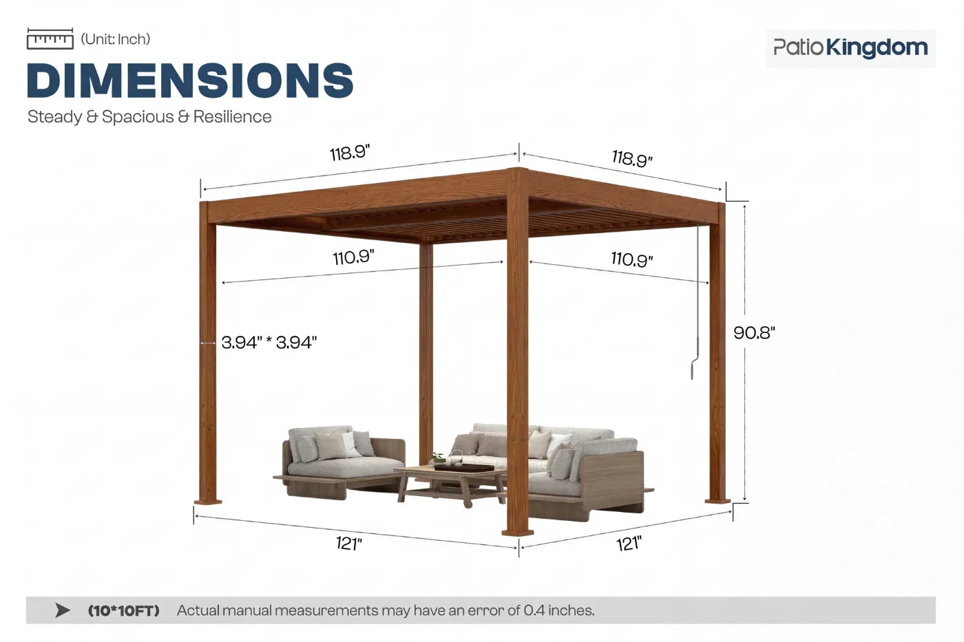 Louvered Pergola